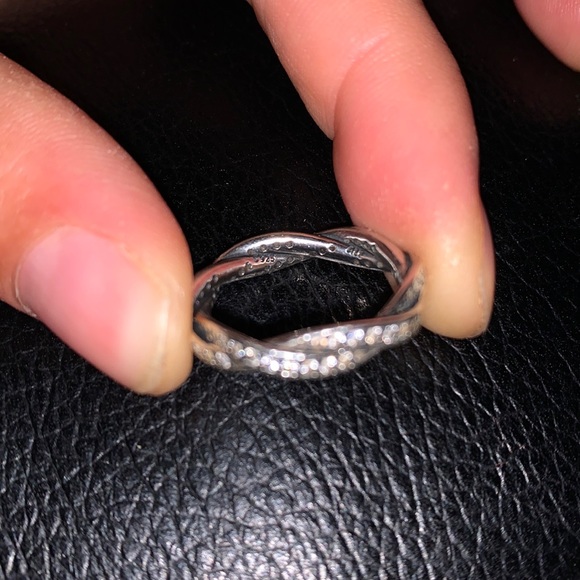 Pandora Twisted Lines Ring - Picture 3 of 3